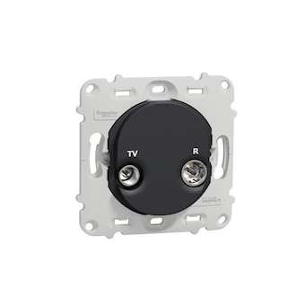Ovalis - prise TV/R - sans plaque de finition -Anthracite|Schneider Electric-SCHS461451