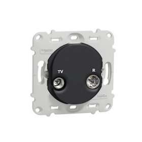 Ovalis - prise TV/R - sans plaque de finition -Anthracite|Schneider Electric-SCHS461451