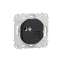 Ovalis - prise RJ45 - cat.6UTP - téléphone/informatique -sans plaque -Anthracite