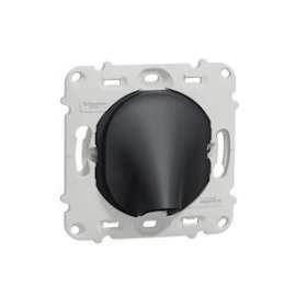 Ovalis - sortie de câble - 16A - D6..12mm - sans plaque -Anthracite|Schneider Electric-SCHS461662