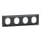 Ovalis C Series - Styl - cover frame - 4 gangs H/V71 - anthracite