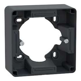 Ovalis - Boîte support 36 mm pour montage en saillie - Anthracite|Schneider Electric-SCHS340762