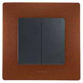 Plaque 1 poste Niloé - Cacao|Legrand-LEG096708