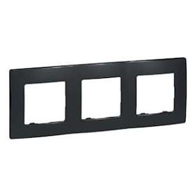 Plaque Niloé 3 postes - Onyx|Legrand-LEG096721