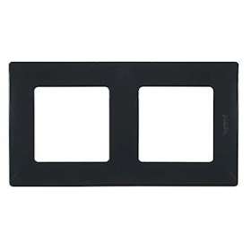 Plaque Niloé 2 postes - Onyx|Legrand-LEG096711