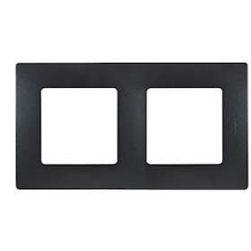Plaque Niloé 2 postes - Fonte|Legrand-LEG096716
