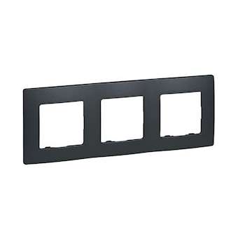Plaque Niloé 3 postes - Fonte|Legrand-LEG096726