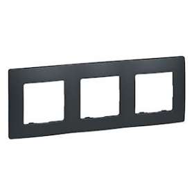 Plaque Niloé 3 postes - Fonte|Legrand-LEG096726