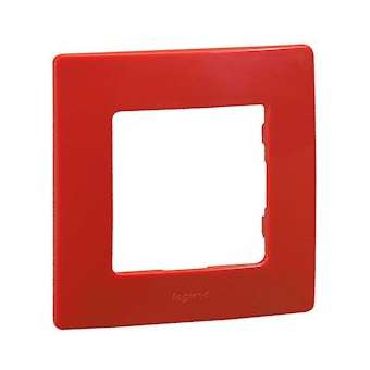 Plaque Niloé 1 poste - Coquelicot|Legrand-LEG096702