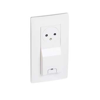 Prise de courant + chargeur USB Type-A 1A 5W Niloé 1 poste - blanc|Legrand-LEG664742