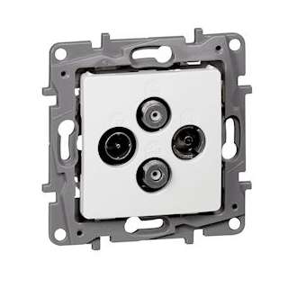 Prise TV-R-SAT-SAT Niloé 2 câbles|Legrand-LEG764566