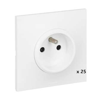 Lot de 25 prises de courant Neptune|Legrand-LEG200249
