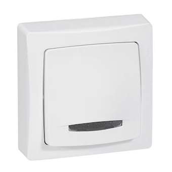 Va-et-vient témoin 4A sans neutre Appareillage saillie complet - blanc|Legrand-LEG086014