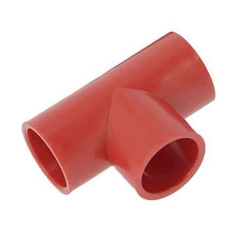 Lot de 10 raccords en T pour tubes D25mm|Ura-URA330115