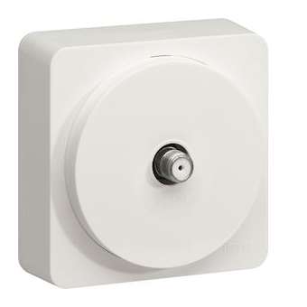 ateha Prise TV type F complet|Hager-HAGWJC259B