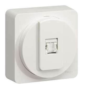 ateha prise RJ45 catégorie 6 UTP pour Grade 1 complet|Hager-HAGWJC220B