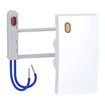 Alréa, Kit voyant touche + lampe à néon 230V 1,5mA, blanc polaire|Schneider Electric-SCHALB61417P