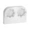 Boîtier double pour appareillage OptimaTM sur Optima TM 34x16 blanc|Iboco-IBOB08856