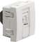 Systo prise RJ45 catégorie 6 FTP pour Grade 2 2 modules Blanc|Hager-HAGWS223
