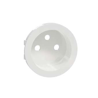 Odace Blanc, enjoliveur seul prise de courant 2P+T 16A|Schneider Electric-SCHS520659