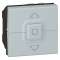 Poussoir 500W maximum Mosaic pour 1 ou plusieurs volets roulants - alu|Legrand-LEG079228