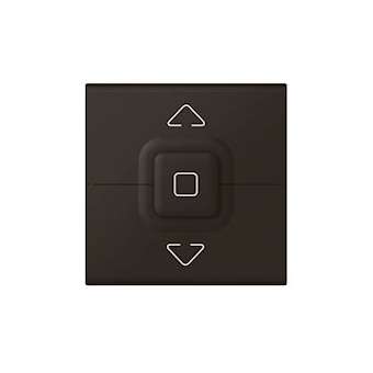 Interrupteur de volets roulants 500W maximum Mosaic 2 modules - noir mat|Legrand-LEG079126L