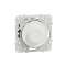 Odace - Variateur de lumière universel en 2 ou 3 fils 3W 100W(Led) - Blanc|Schneider Electric-SCHS520519