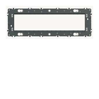 Support gallery 8 modules entraxe 71 mm pour mécanismes gallery|Hager-HAGWXA458