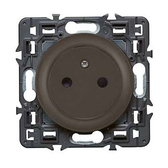 Prise de courant avec terre Céliane Surface - graphite|Legrand-LEG099541