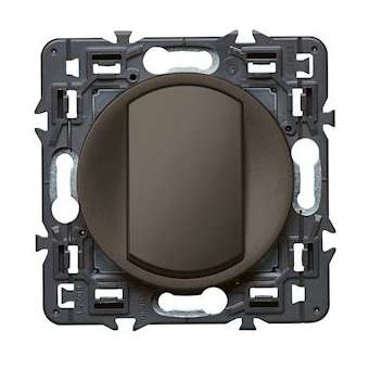 Interrupteur ou va-et-vient doigt large Céliane Soft 10A - graphite|Legrand-LEG099536