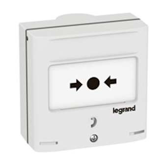 Dispositif de commande pour coupure - 2 contacts avec voyant - couleur blanc|Legrand-LEG138074