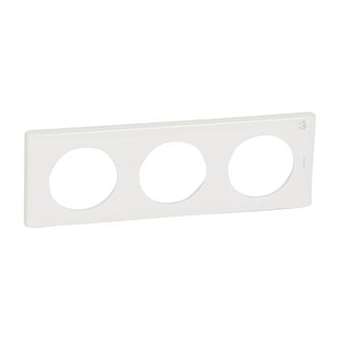 Plaque Céliane 3 postes blanc antimicrobien|Legrand-LEG069003
