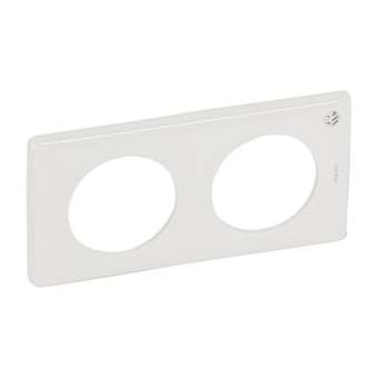 Plaque Céliane 2 postes blanc antimicrobien|Legrand-LEG069002
