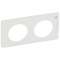Plaque Céliane 2 postes blanc antimicrobien|Legrand-LEG069002