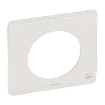 Plaque Céliane 1 poste blanc antimicrobien|Legrand-LEG069001