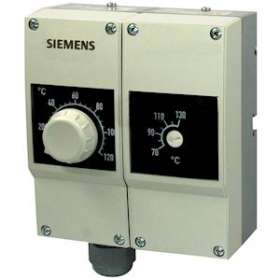 Thermostat réglage/limit. 40..120DEGC IP40|Siemens HVAC-SBARAZ-TW.1200P-J