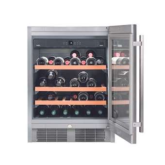 Cave à vin encastrable sous plan inox|Liebherr-LBHUWKES1752-22