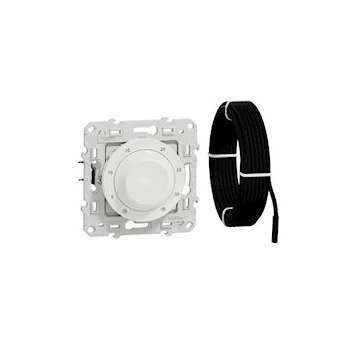 Odace, thermostat Blanc, 10 A pour plancher chauffant, livré avec sonde|Schneider Electric-SCHS520507