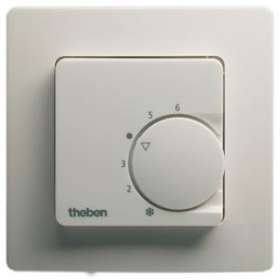 Thermostat d'ambiance encastré 3 fils avec cadre|Theben-THB7410131