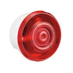 Diffuseur sonore Classe B (90 dB) étanche IP 65 + flash rouge|Ura-URA367220