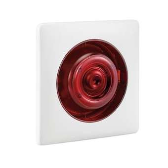 Diffuseur sonore classe B (90 dB) encastré + flash rouge|Ura-URA367211