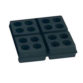 Choc isol 2 - jeu de 4 plots neoprene|Atlantic clim ventil-ELG525221