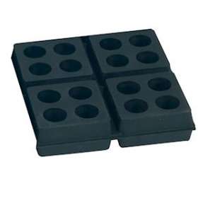 Choc isol 2 - jeu de 4 plots neoprene|Atlantic clim ventil-ELG525221