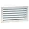 Gra 825x182 bl - grille reprise alu 825x180 blanc|Atlantic clim ventil-ELG528350