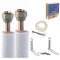 Pack clim mur flare 1/4-3/8 pe blanc 6m 5g15 as425l|Eid-EI206FS1438M