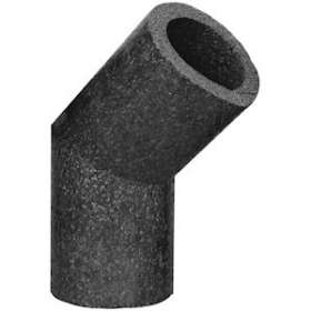 Coude 45DEG polyéthylène haute isolation, D 150 mm|S&P France ( Unelvent )-UNE810106