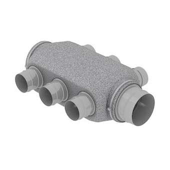 Neocd 80 r - caisson de distribution pour conduits souples reprise air vicie|Atlantic clim ventil-ELG412232