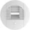 Bouche hygroréglable WC élec (piles) détect prés 5/30 m3/h manch. placo D125 mm