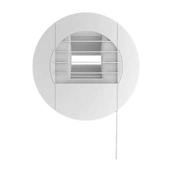 Bouche hygroréglable temporisée cuisine à cordelette 10-45/120 D125 mm|S&P France ( Unelvent )-UNE853284