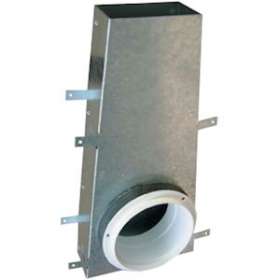 Manchette coudée pour bouches BDO/BAR/BER/BEM/BEHC, D 125 mm|S&P France ( Unelvent )-UNE892001